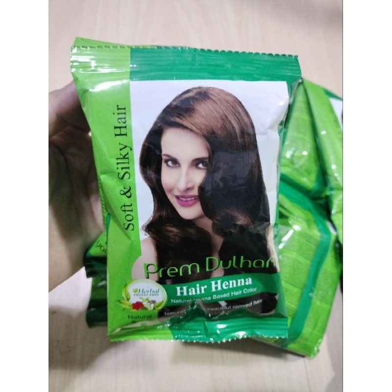 เฮนน่าผง ยี่ห้อprem dulhan (เฮนน่าอินเดีย)