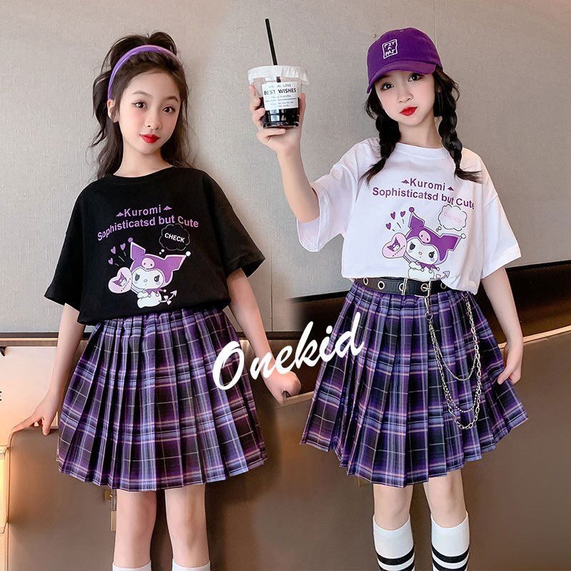 [เสื้อ+กระโปรง] ชุดสูทเด็กหญิง jk เน็ตสาวเซเลบ ชุดเดรสเด็ก กระโปรงจับจีบสไตล์วิทยาลัย120-170