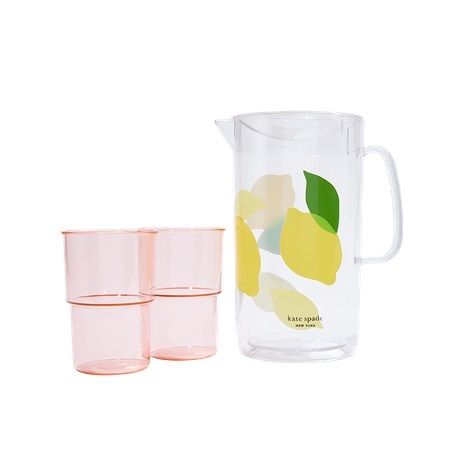 พร้อมส่ง ของแท้ KATE SPADE NEW YORK Pitcher & Set of 2 Cups (Lemon)