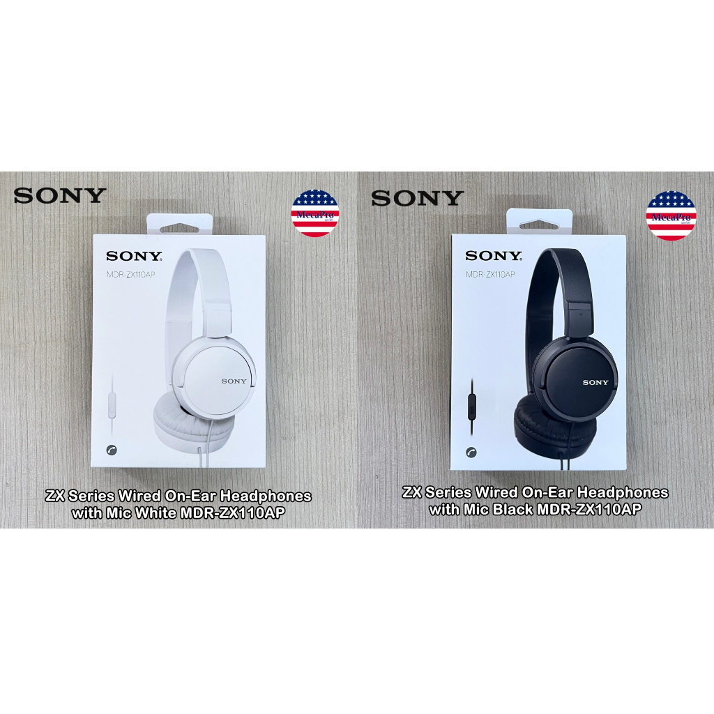 Sony® ZX Series Wired On-Ear Headphones with Mic MDR-ZX110AP โซนี่ หูฟังแบบครอบหู มีสาย พร้อมไมโครโฟน