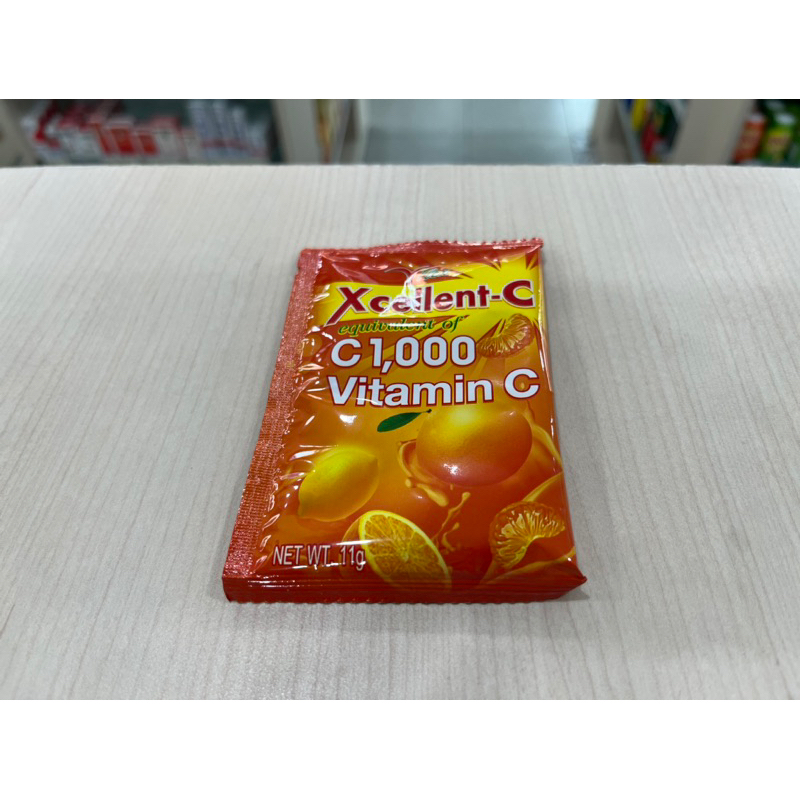 Xcellent วิตามินซี (vitamin C) 1000 มก. แบบซอง (ซองละ 19 บาท)