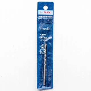 ดอกสว่าน​เจาะปูนก้านกลม BOSCHรุ่นCYL-2 ขนาด 3-6.5 mm. ดอกสว่านเจาะปูน (ของแท้)