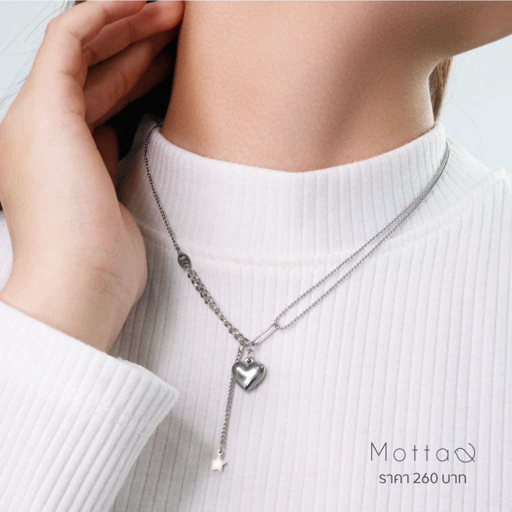Motta Necklace สร้อยคอดีไซน์เก๋ไม่ซ้ำใคร ใส่ยังไงก็สวยปัง