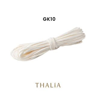 ไส้เทียนฝ้ายขาวแบบไม่เคลือบ Cotton Wick รุ่นGK,O (10 เมตร)