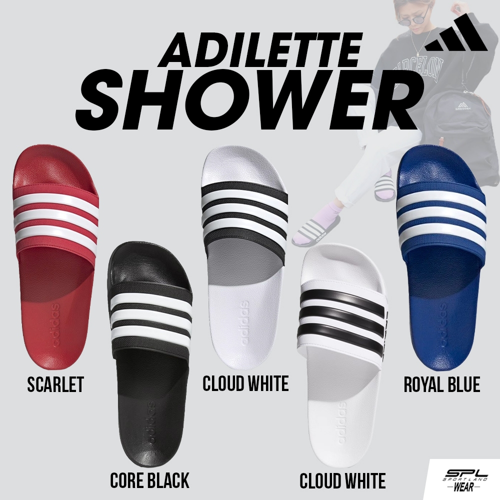 Adidas Collection รองเท้าแตะ รองเท้าแฟชั่น SPF Adilette Shower FY7815 / AQ1702 / AQ1701 / GZ1009 / GW1048 (1000) EOSS