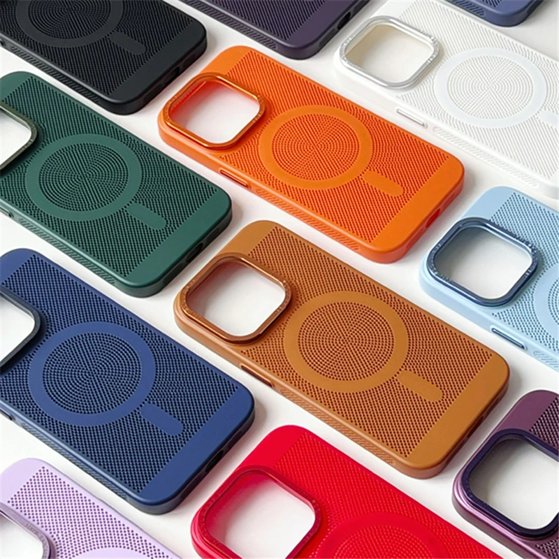 กรอบเลนส์โลหะ เล่นเกมต้องซื้อ บางเฉียบระบายอากาศดี เคส ไอโฟน iphone 11 14 13 12 15 pro max plus โปร แม็กซ์ #38