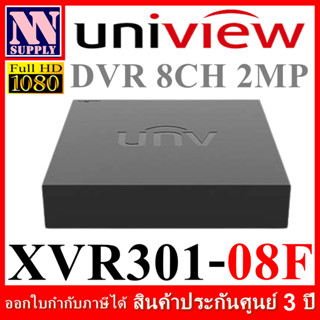 UNIVIEW เครื่องบันทึกกล้องวงจรปิด 2MP รุ่น XVR301-08F/XVR301…