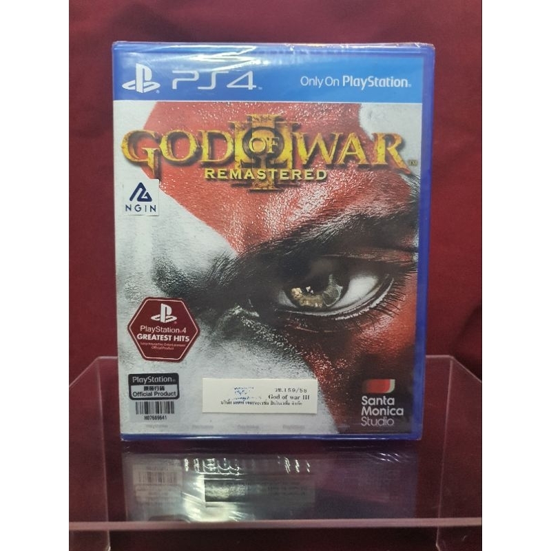 ps4 god of war3 remaster มือ2 สภาพดี