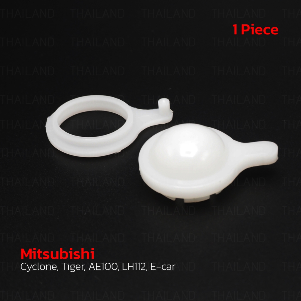 บู๊ช บูชปัดน้ำฝน 1 ชิ้น สีขาว สำหรับ Mitsubishi Big Cyclone L200,E-car,Toyota Hilux Tiger,AE100,LH112 ปี 1991-1997