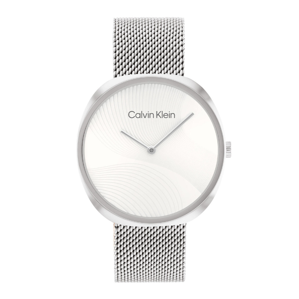 Calvin Klein SCULPT รุ่น CK25200245 นาฬิกาข้อมือผู้หญิง สายสแตนเลส สีเงิน หน้าปัด 37 มม.