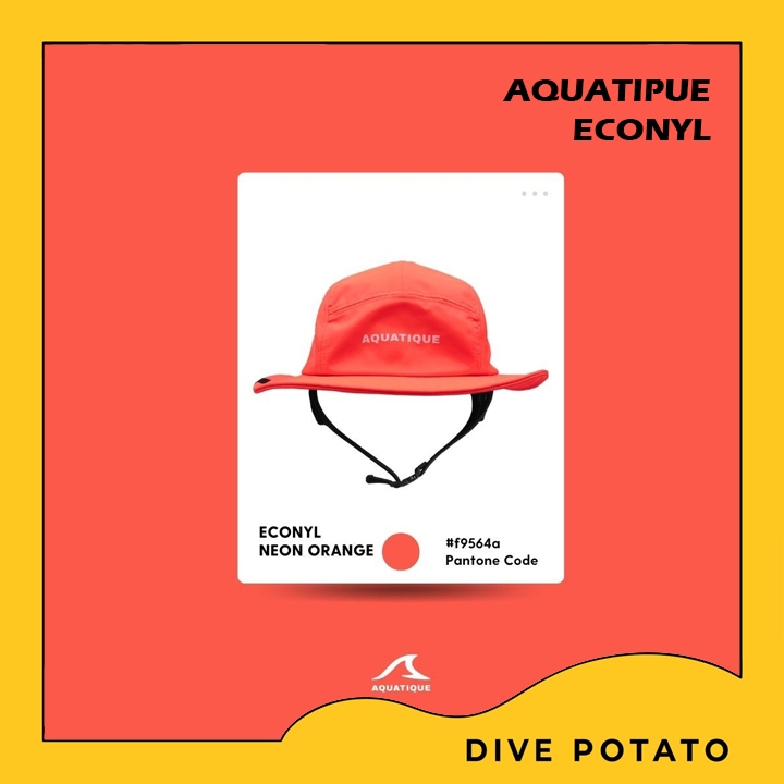 Aquatique Econyl Bucket Hat & Cap หมวกดำน้ำจากวัสดุรีไซเคิล (ติดต่อเช็คสต็อกสีก่อนสั่งด้วยค่ะ)