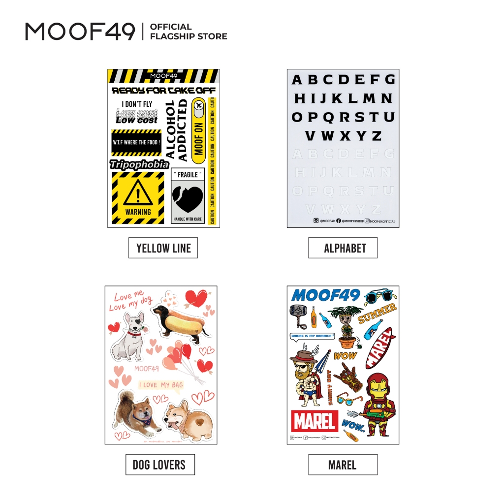 MOOF49 ملصقات UV DTF مقاومة للماء A4 — صورة 3
