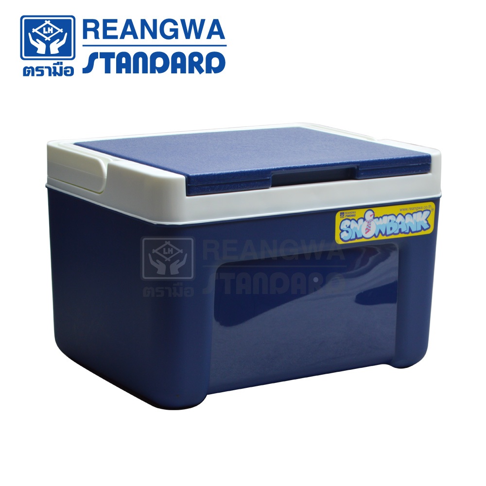 REANGWA STANDARD - SNOW BANK กระติกคูลเลอร์เหลี่ยม 5.5 ลิตร กระติกน้ำแข็ง สีแดง/สีน้ำเงิน RW 0367