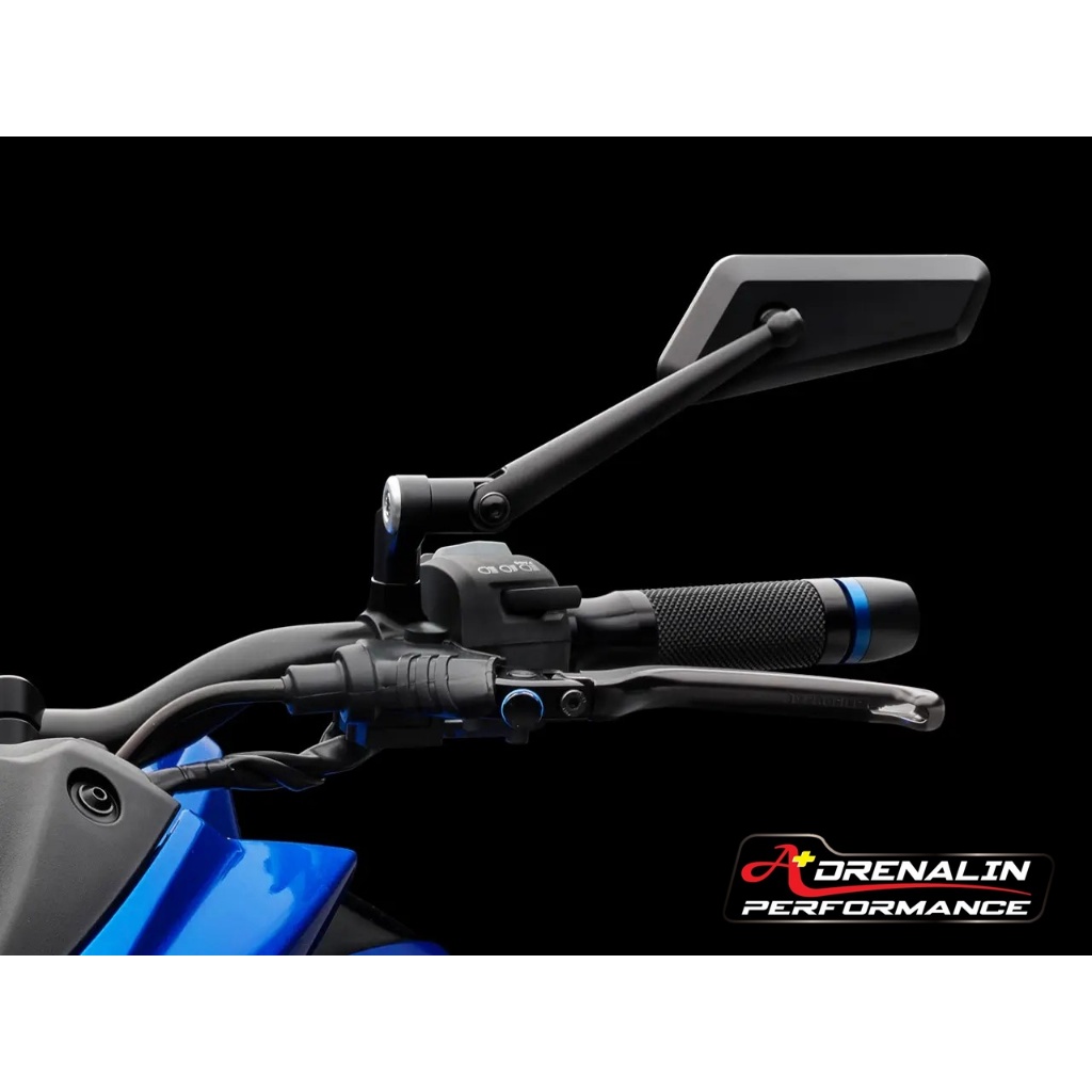 กระจกข้าง rizoma รุ่น Circuit 744 สีดำ กระจกมองข้าง ของแท้ italy ราคา/คู่