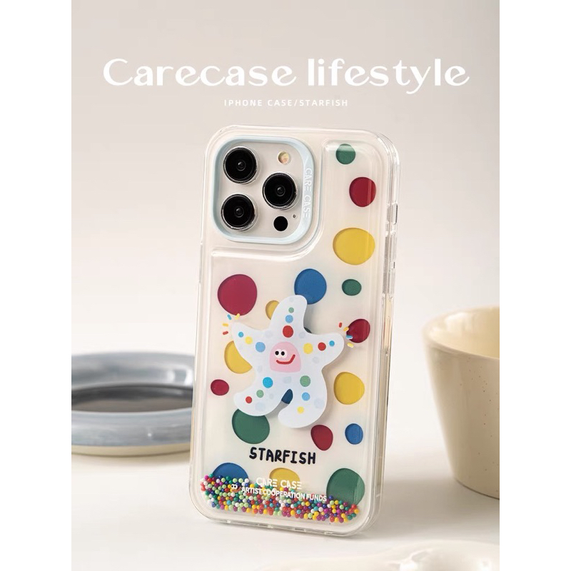 [ᴘʀᴇ-ᴏʀᴅᴇʀ] CareCase “STARFISH” เคสiPhone 12/13/14/15 Pro Max