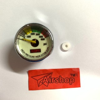 [ขายดี] 1'' Gauge 4500PSI Score M8X1.(เรืองแสง)