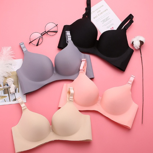 VR-501 บราไร้ขอบไร้โครง ถนอมทรง อกดูม ⚡ส่งไวจากไทย⚡