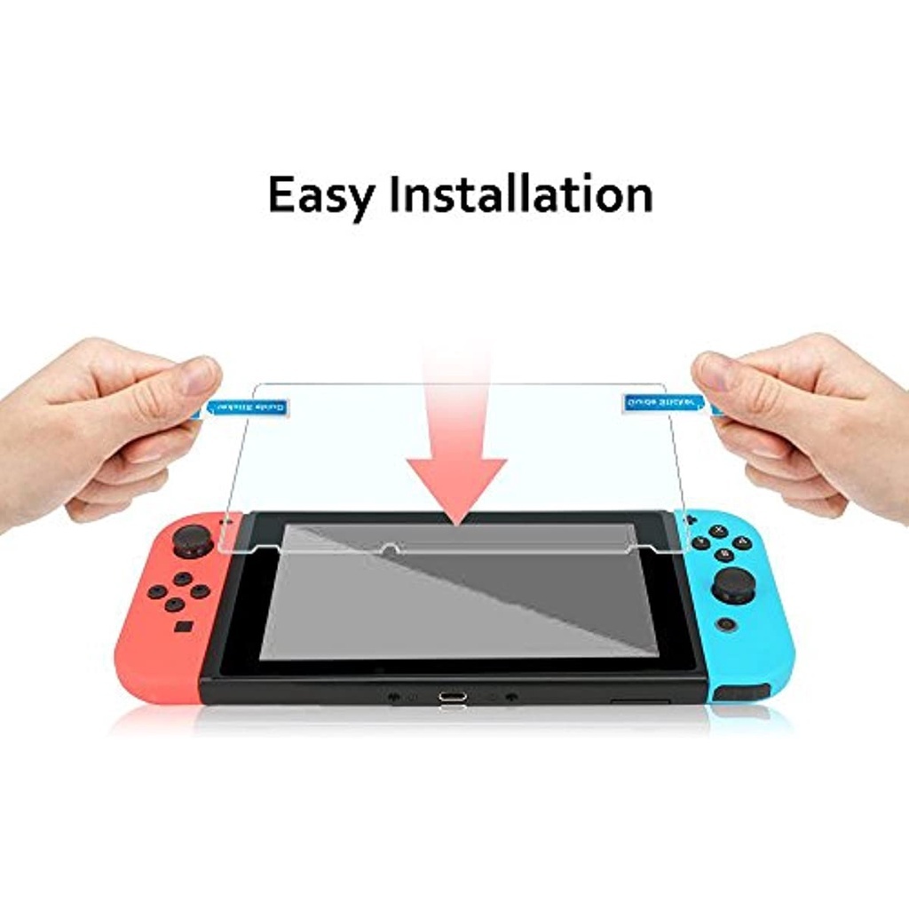 2 ชิ้นพรีเมี่ยม HD กระจกนิรภัยป้องกันหน้าจอสำหรับ Nintendo Switch OLED / สวิตช์ V2 / สวิตช์ Lite หน้าจอ