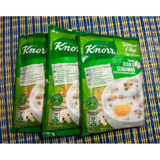 โจ๊กคนอร์รสไก่ผสมเห็ดมีฮาลาล 1 แพ็กมี 3 ซอง ขนาด 3*35 กรัม