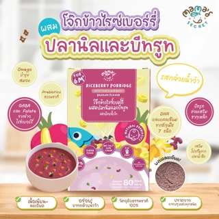 โจ๊กข้าวไรซ์เบอร์รี่ ข้าวบดสารอาหารครบ มื้อแรกของลูกน้อย 6เดือนขึ้นไป แบรนด์ MamaSecret