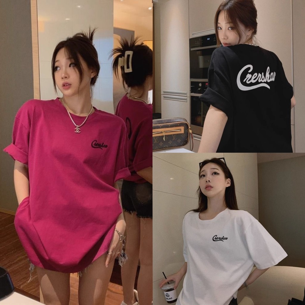 Korean เสื้อ Cnensใส่แล้วดูวิเทจ ใส่เล่น ใส่เที่ยวใส่ทำงานน่ารักสุดสุด S500