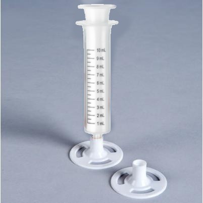 ไซริงค์สีขาว 10ML+วงล้อตั้งไซริงค์ Wagon Wheel for Oral Dispensers