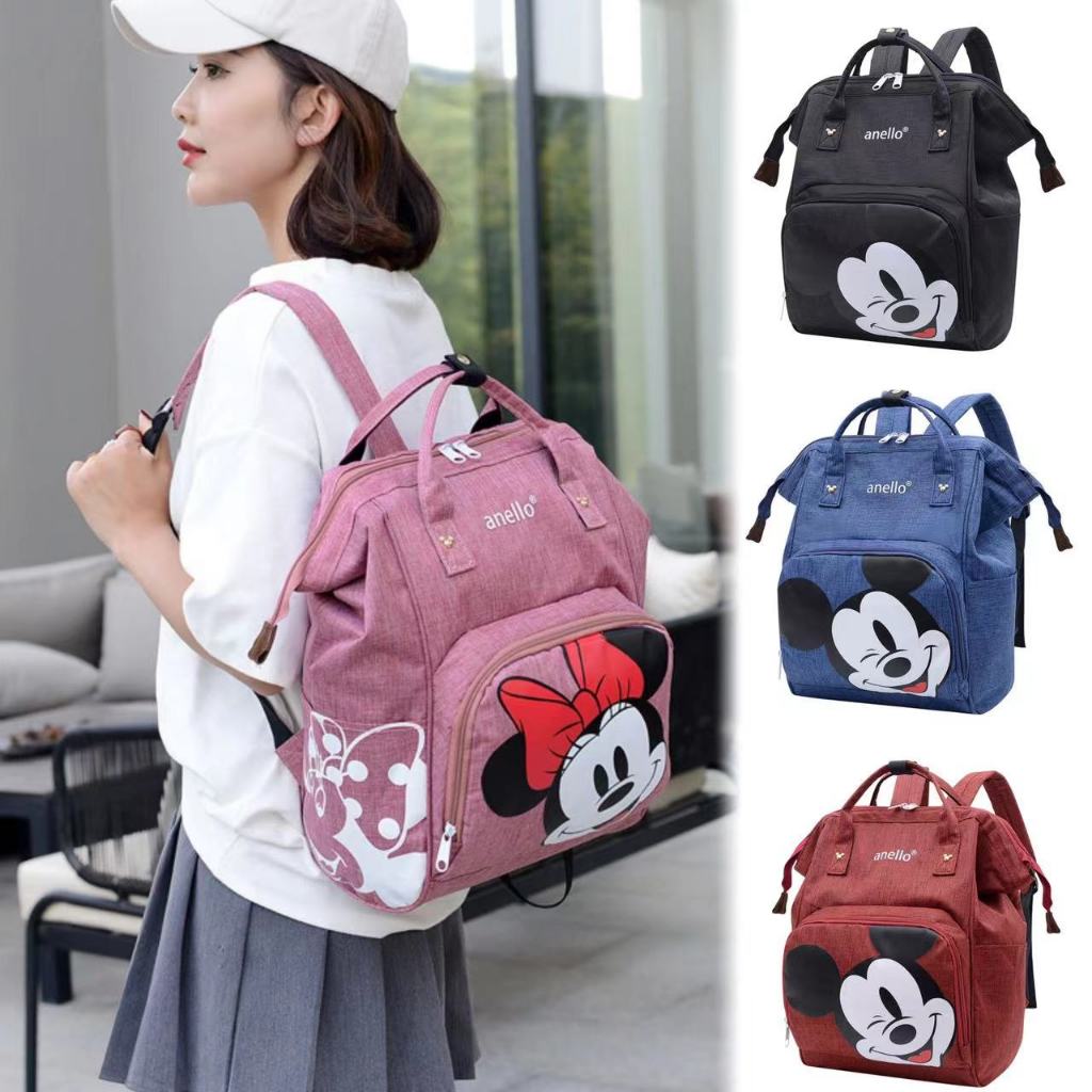 i happy shop: กระเป๋าเป้ลายมิกกี้เมาส์น่ารักมี 6 สีให้เลือก