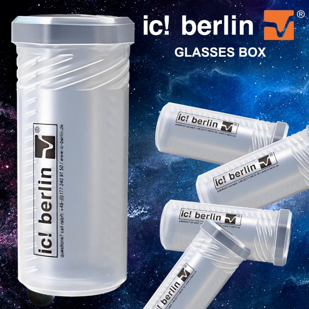 Box กล่อง แว่นตา Ic Berlin ไอซี เบอร์ลิน น้ำหนักเบา ป้องกันรอยขีดข่วน ที่เก็บ ซองใส่แว่น Glasses Sto
