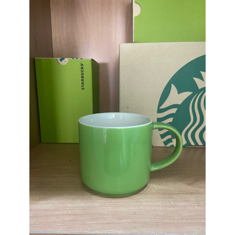Starbucks แก้ว Mug Stacker Green 12oz.
