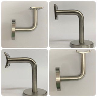 ขายึดราวบันได สแตนเลส(เกรด304) 6ซม. , 8ซม. แป้นเรียบ , แป้นโ…