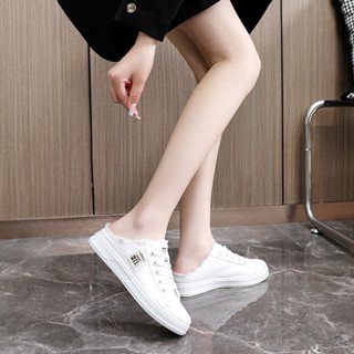 ShoesStudios จัดส่งไว รองเท้าผ้าใบแฟชั่นผู้หญิง ใส่เที่ยวใส่…