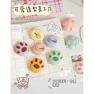 (สุ่มสี) คัตเตอร์จิ๋ว DIY Cutter สีสันสดใส มีดคัตเตอร์ไซส์มินิ ✅สินค้าพร้อมส่งจากไทย✅