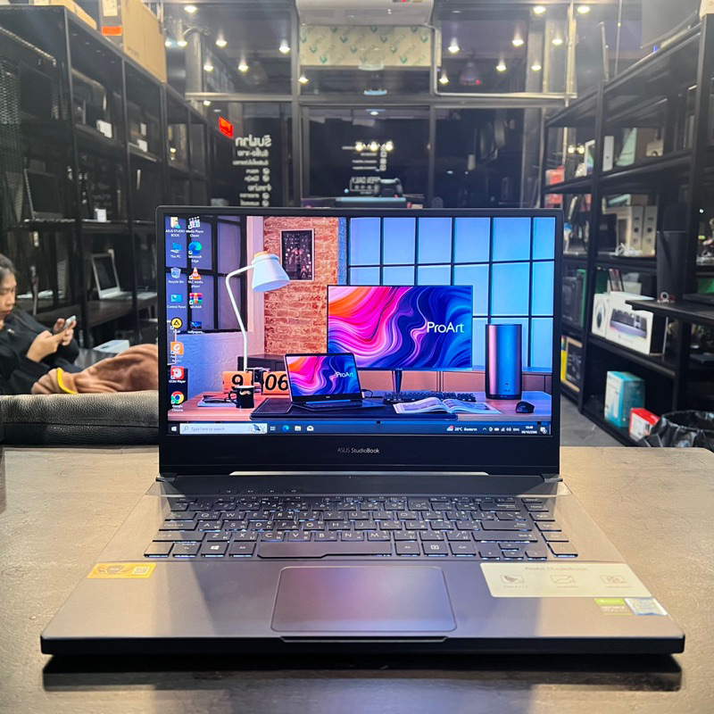 NOTEBOOK (โน้ตบุ๊ค) ASUS PROART STUDIOBOOK 15 H500GV-HC036T (STAR GRAY)  จอ 4K / RTX 2060 6 GB