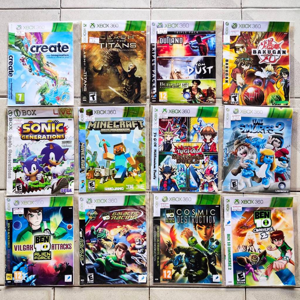 แผ่นเกมส์เอ็กบ็อกซ์ Xbox 360 ลองแผ่นให้ก่อนส่ง เล่นกับเครื่องที่แปลงระบบแล้วเท่านั้น