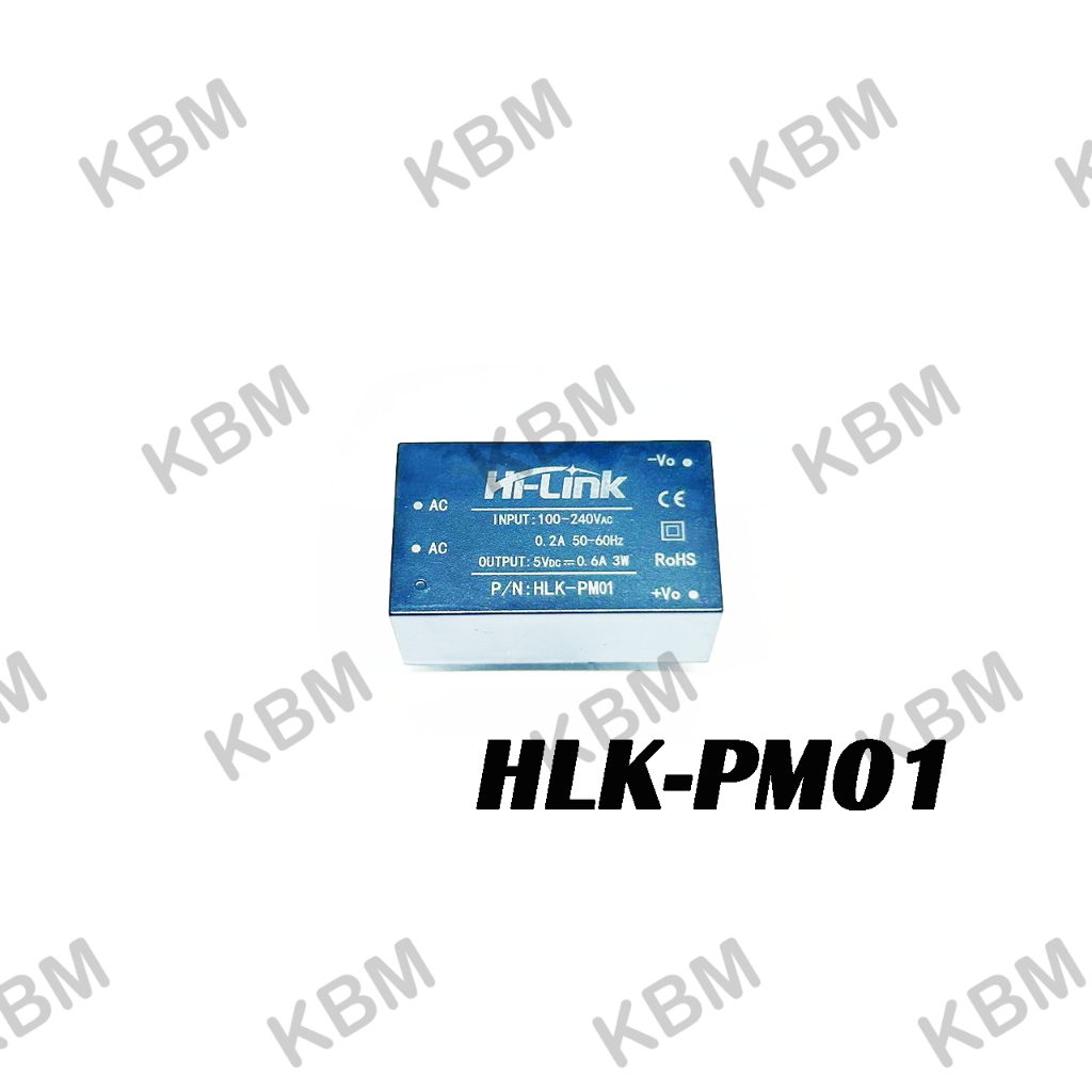 โมดูลสวิตช์พาวเวอร์ซัพพลาย Hlk-Pm01 Hlk-Pm03 Hlk-Pm12 Ac-Dc 220V โมดูลแปลงไฟ 100-240VAC TO 3/5/12