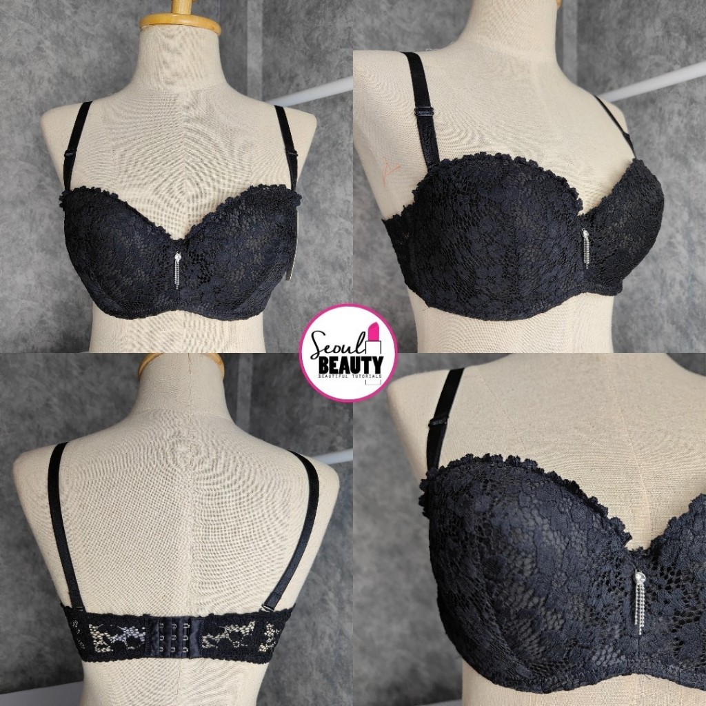 เสื้อใน ลูกไม้ ทรงเกาะอก Sister hood 284