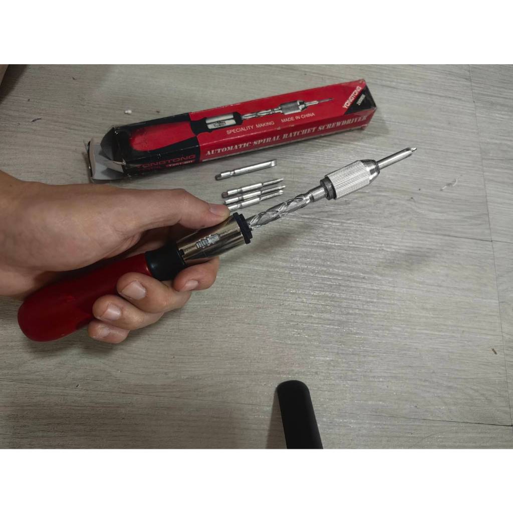 SCP02 ไขควงตอกงานไม้ กด หมุน ซ้าย-ขวา ปรับฟรีก้อกแก้กล้อคได้ - รูปที่ 3