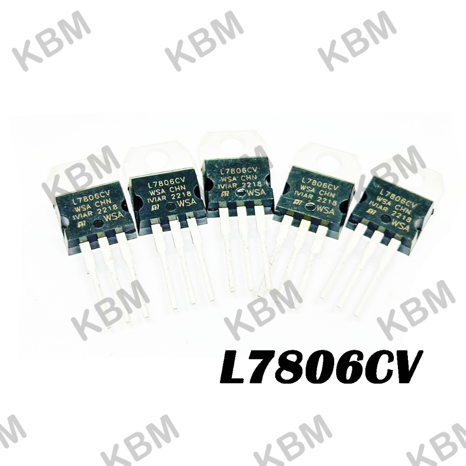 Integrated Circuit (IC) L7805CV CJ7805 5V 1.5A 7805 L7806CV L7806 KA7806 MC7806 6V 1.2-1.5A TO-220 R
