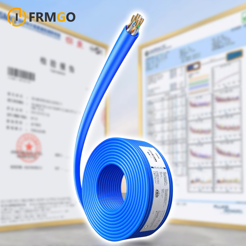 สายแลนอินเทอร์เน็ต305m  RJ45 CAT6  10Gbps ความเร็วสูง สายแบน วิ่งเต็มสเปก สำหรับเราเตอร์ คอมพิวเตอร์ สวิตช์ โทรทัศน์