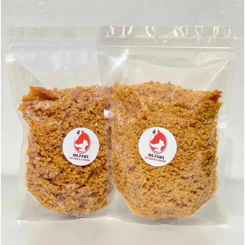 MR.Paws เนื้อไก่สับอบแห้ง 500g ผงโปรตีนโรยอาหารหมา-แมว thumbnail 4