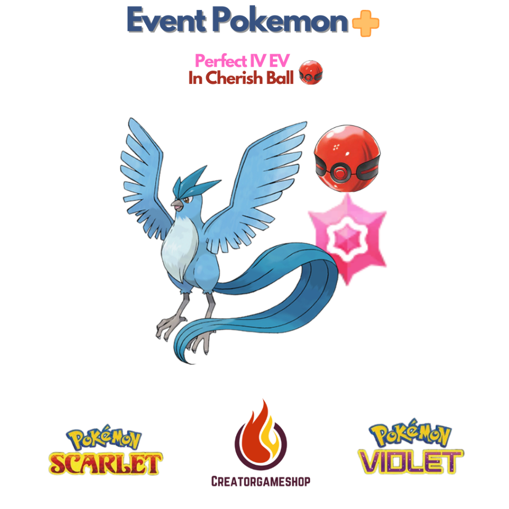 Pokemon Scarlet and Violet Event Pokemon Articuno