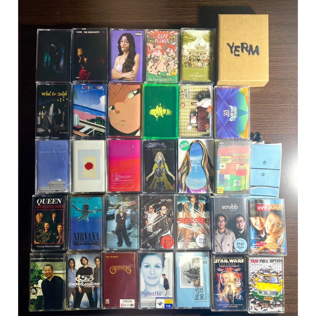 เทปเพลงไทย สากล เทปคาสเซ็ท cassette tape: Post malone, T_047, The Weeknd, Olivia, Safeplanet, Lany, 