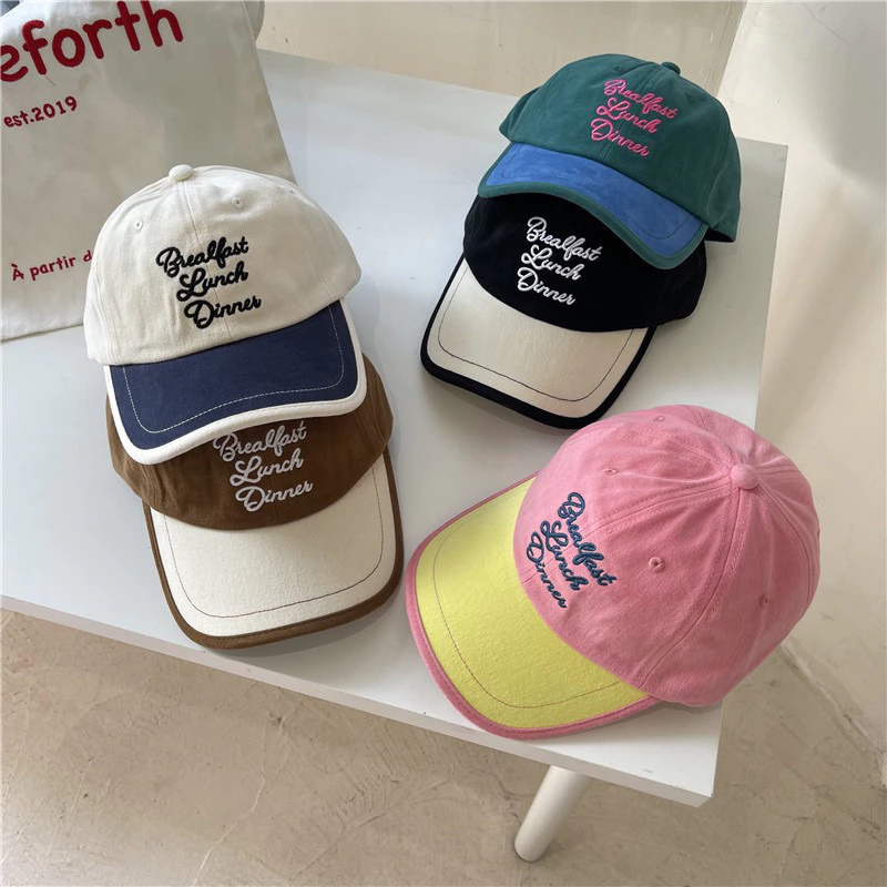 🧢พร้อมส่ง♥️2025หมวกแก็ปเด็กโต 2 สี สไตล์เกาหลี สุดเท๋ เนื้อผ้าอย่างดี ใส่สบาย ปรับขนาดได้