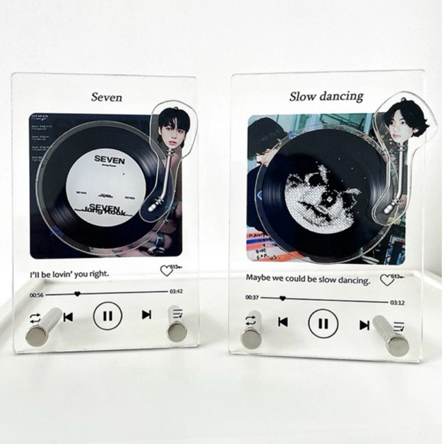 กรอบรูปอะคริลิค แผ่นเสียง BTS วางแต่งห้อง น่ารักมาก ๆ (พรีออเดอร์)