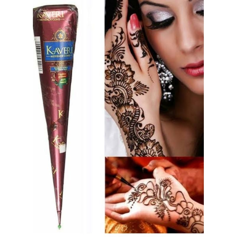 kaveri mehandi henna natural colour คาเวรี เมฮันดี เฮนน่า สีธรรมชาติ