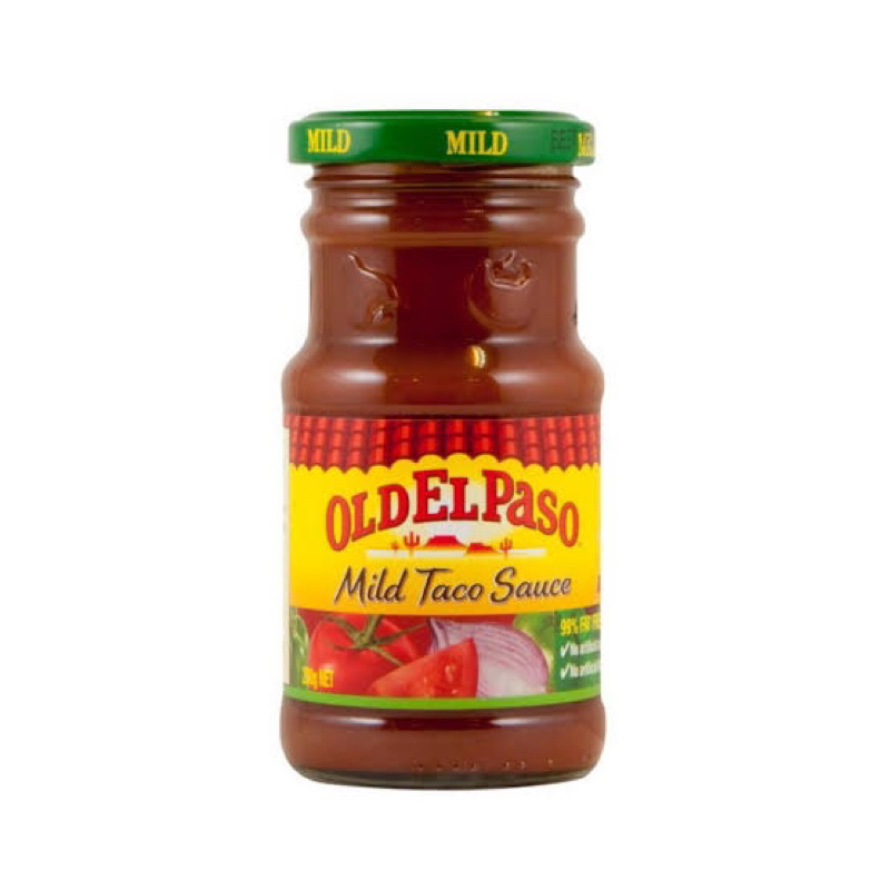 อร่อยเข้มข้น สไตล์เม็กซิกัน old El passo taco sauce mild 200g.