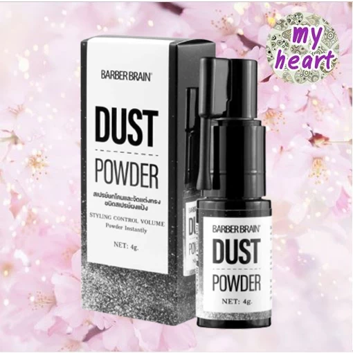 BARBER BRAIN Dust Powder 4 g สเปรย์ชนิดแป้งยกโคนผม