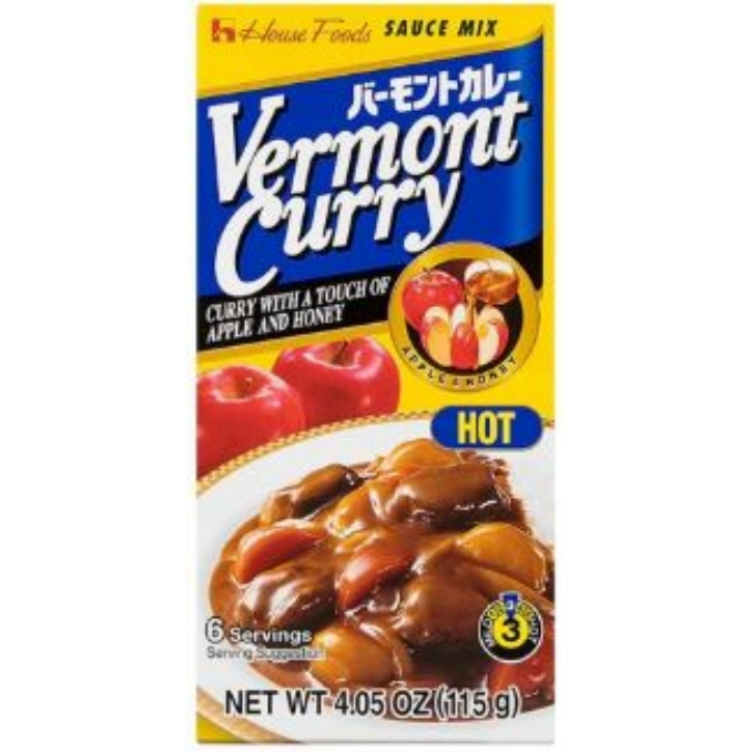House Vermont Curry, Vermont Curry Paste Hot 115g