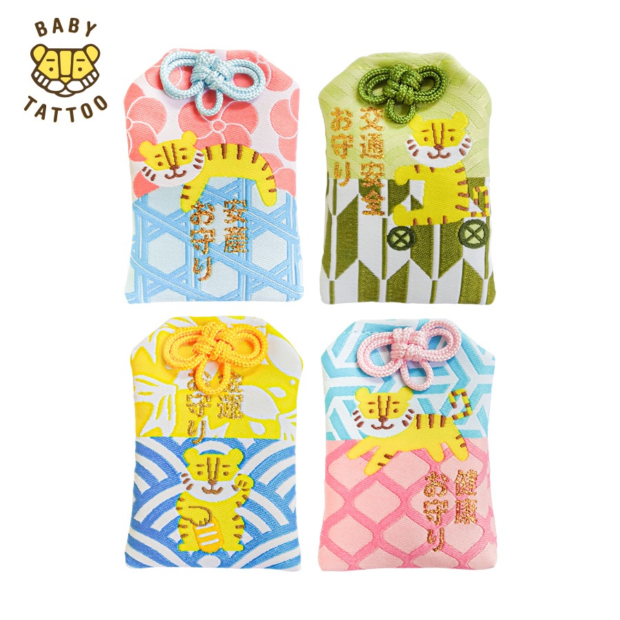 BABY TATTOO เครื่องรางญี่ปุ่น OMAMORI เครื่องรางมงคล ถุงนำโชค ทำพิธีเรียบร้อยแล้ว จากวัดอาซากุสะ วัดดังในโตเกียว