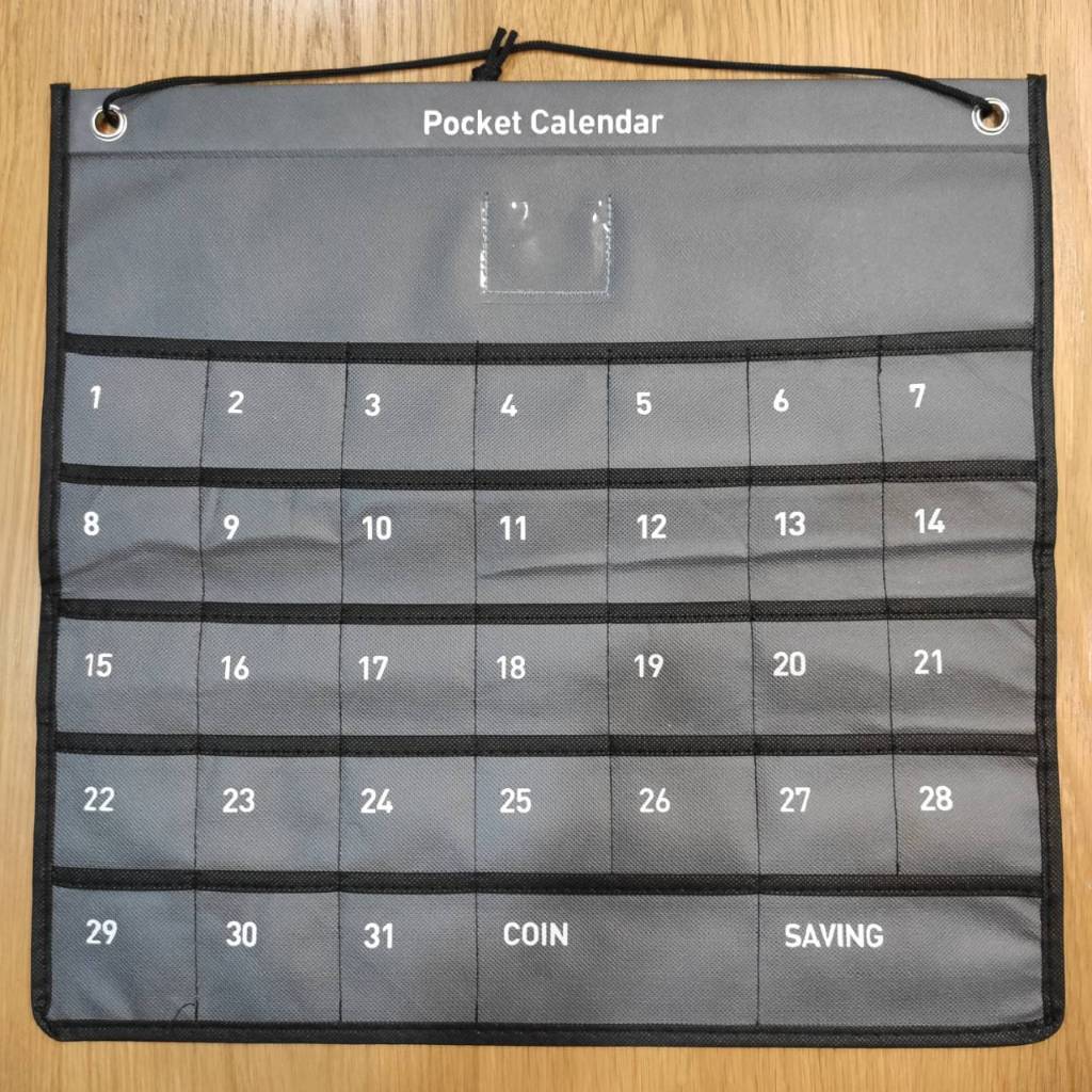 2025 ปฏิทินออมเงิน ปฏิทินออมเงินมินิมอล planner แบบแขวนผนัง ปีใหม่มาสร้างวินัยในการเก็บออมเงิน